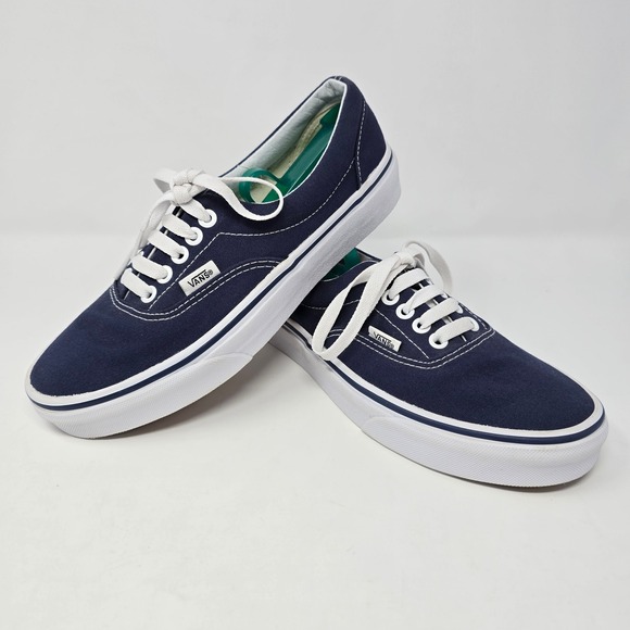Vans Era Navy Blue Canvas Low Top Skate Sneakers Mens 6.5 721565 - Picture 10 of 16